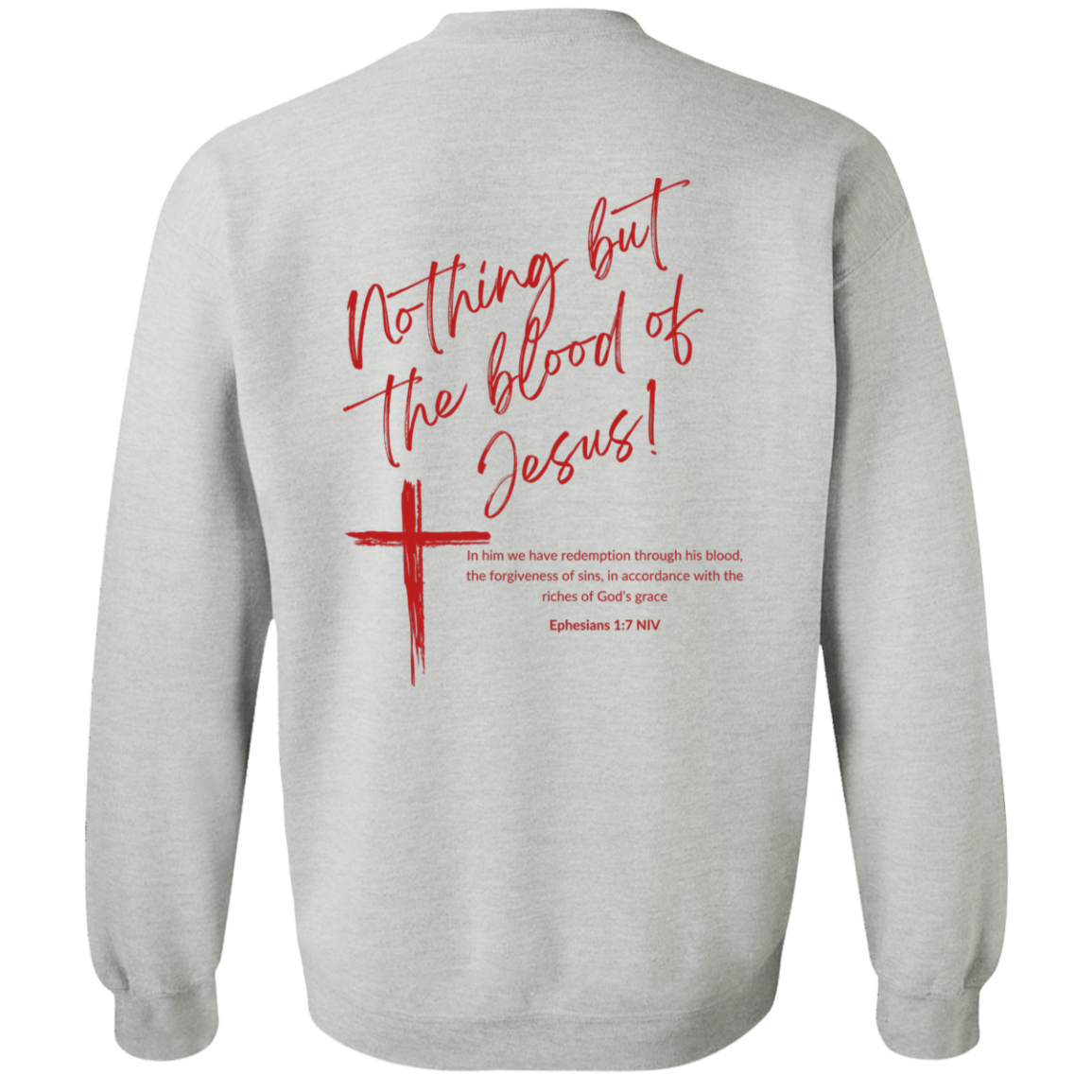 Wash Away My Sin- Pullover Sweatshirt