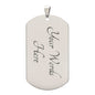 To My Son | Never Forget How Much I Love You | Dog Tag Chain