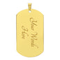To My Son | Never Forget How Much I Love You | Dog Tag Chain