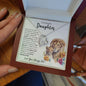 To My Beautiful Daughter | Watercolor Lions | Forever Love Necklace