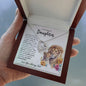 To My Beautiful Daughter | Watercolor Lions | Forever Love Necklace
