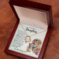 To My Beautiful Daughter | Watercolor Lions | Forever Love Necklace