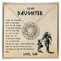 To My Daughter | Aim for the Stars | Love Knot Necklace
