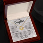 To My Daughter | Believe In Yourself (Sunflowers) | Love Knot Necklace