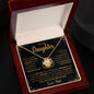 To My Daughter | I Love You Forever (Gold) | Love Knot Necklace