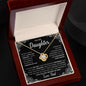 To My Daughter | I Believe In You | Love Knot Necklace