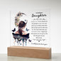 Bonus Daughter | Family Isn't Always Blood | Acrylic Plaque (LED OPTION)