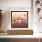 O Holy Night | Nativity Scene | Square Acrylic Plaque (LED Option)
