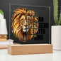 Dad The Man, The Legend, The Myth, The King | Acrylic Plaque (LED Option)