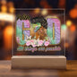With God All Things Are Possible | Acrylic Plaque (LED Option)