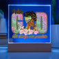 With God All Things Are Possible | Acrylic Plaque (LED Option)