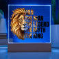 Dad The Man, The Legend, The Myth, The King | Acrylic Plaque (LED Option)