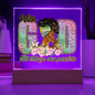 With God All Things Are Possible | Acrylic Plaque (LED Option)