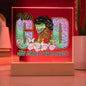 With God All Things Are Possible | Acrylic Plaque (LED Option)
