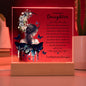 Bonus Daughter | Family Isn't Always Blood | Acrylic Plaque (LED OPTION)