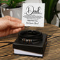 Dad Definition | They're Kind of a Big Deal | Men's Love You Forever Bracelet