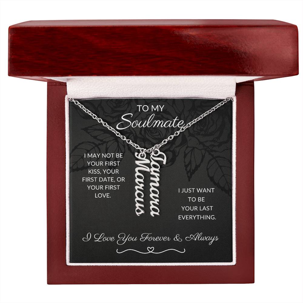 Personalized Soulmates | Your Last Everything | Dual Name Necklace