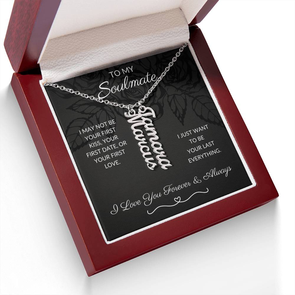Personalized Soulmates | Your Last Everything | Dual Name Necklace