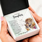 To My Beautiful Daughter | Watercolor Lions | Forever Love Necklace