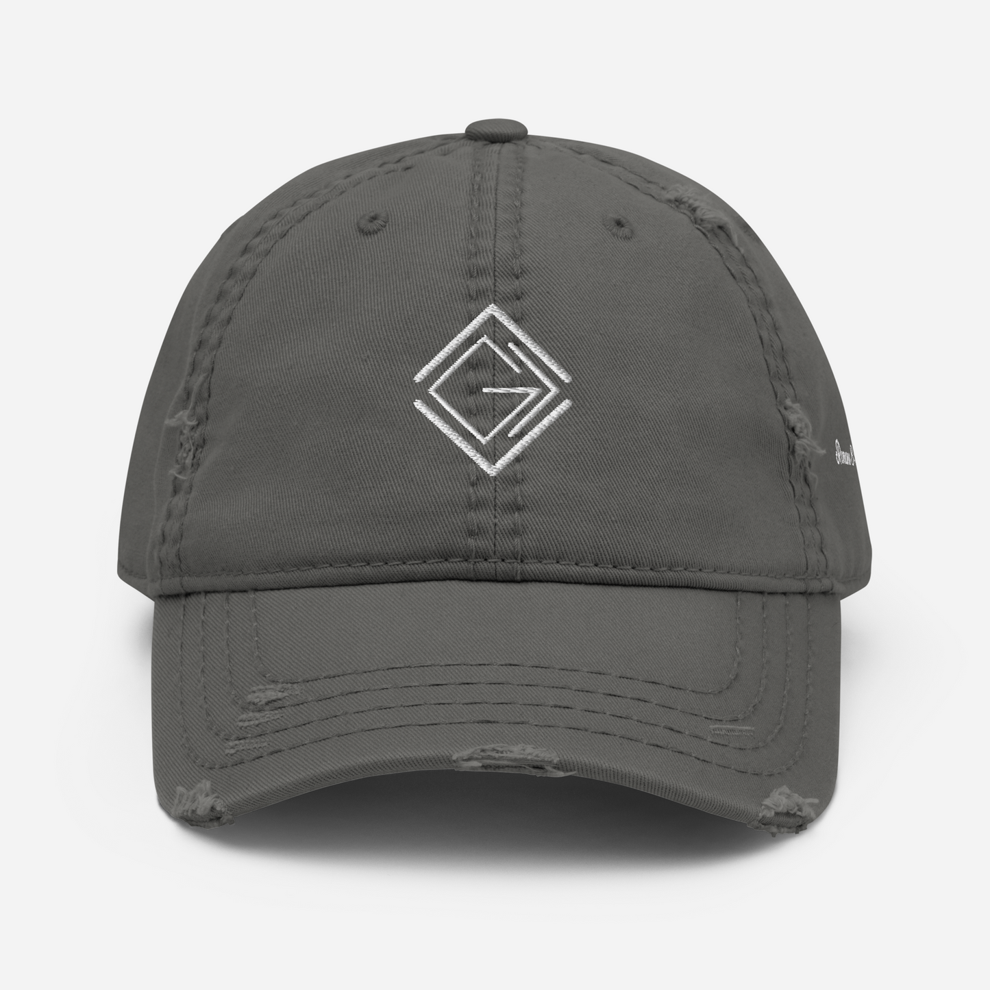 GOD IS GREATER THAN THE HIGHS AND LOWS | Embroidered Distressed Cap