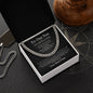 To Our Son | You Are So Loved | Cuban Chain Necklace for Son