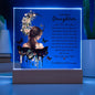 Bonus Daughter | Family Isn't Always Blood | Acrylic Plaque (LED OPTION)