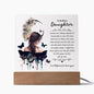 Bonus Daughter | Family Isn't Always Blood | Acrylic Plaque (LED OPTION)