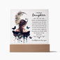 Bonus Daughter | Family Isn't Always Blood | Acrylic Plaque (LED OPTION)