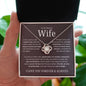 To My Dearest Wife | I Stand in Awe | Love Knot Necklace