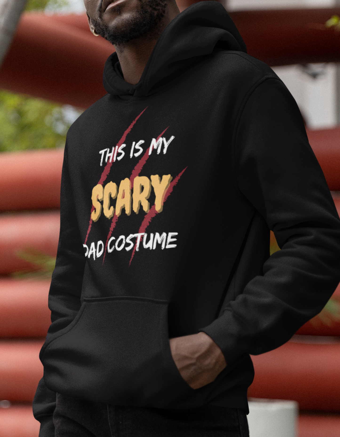 This Is My Scary Dad Costume Hoodie
