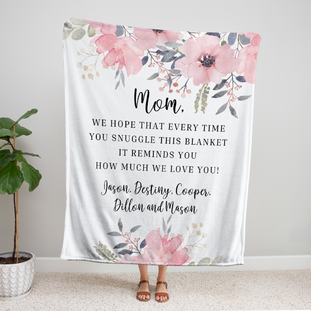 This Blanket Reminds You How Much We Love You - Personalized