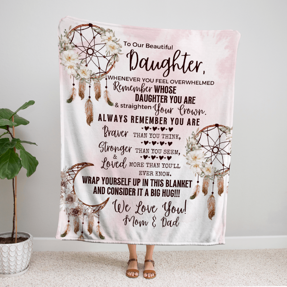 Blanket to daughter from dad hot sale