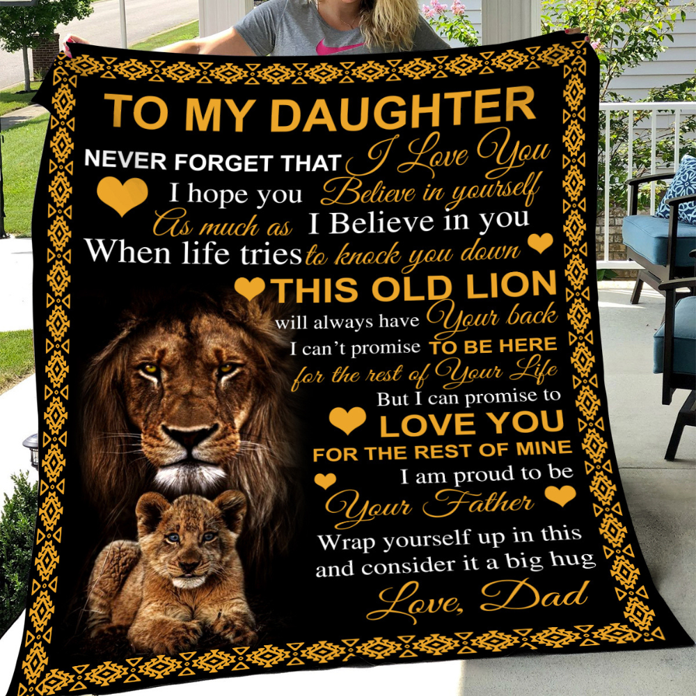 Daughter Gold Lion (Love, Dad)