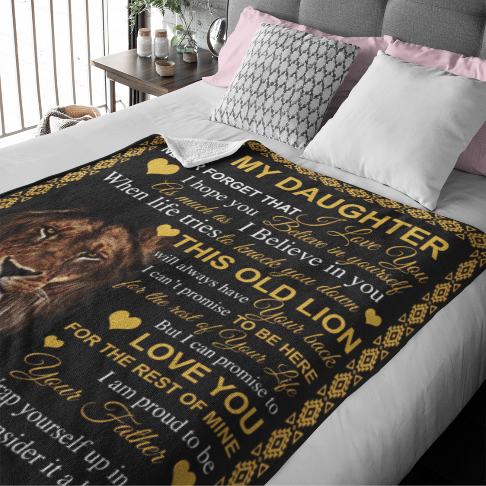 Daughter Gold Lion (Love, Dad)