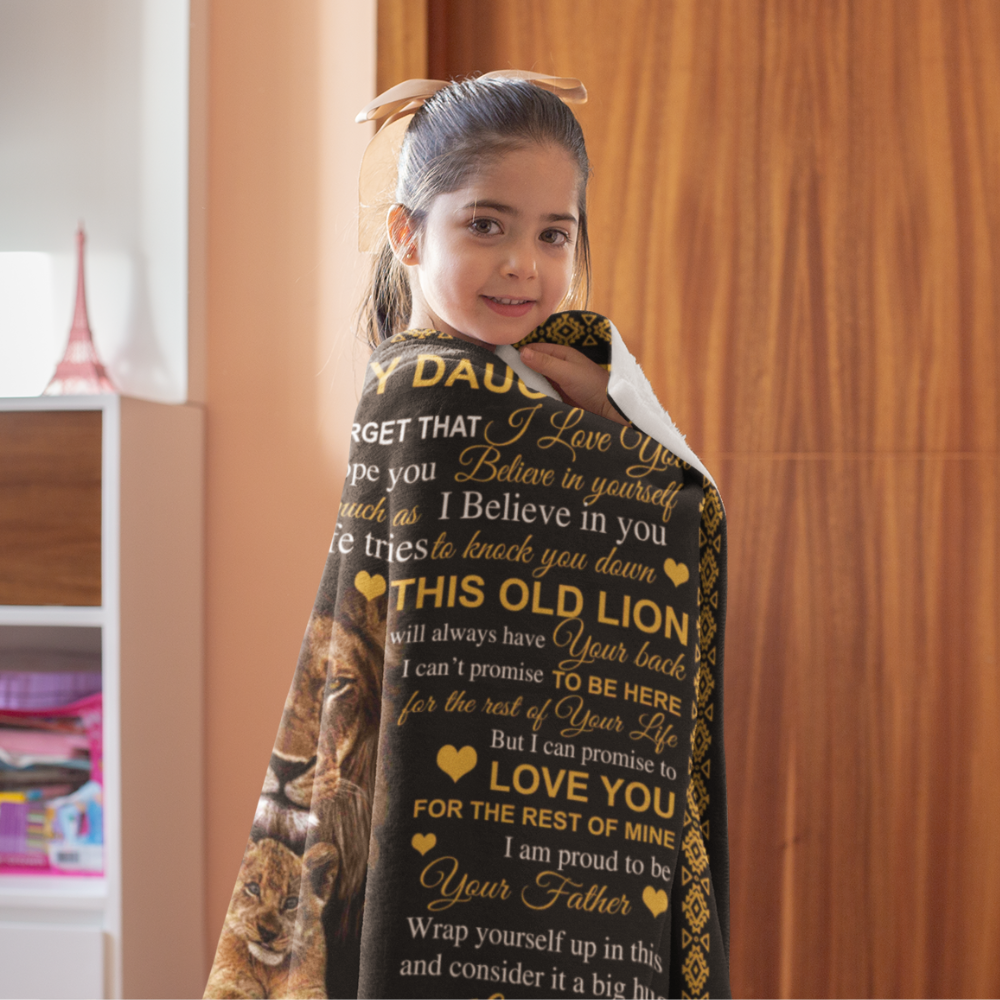 Daughter Gold Lion (Love, Dad)