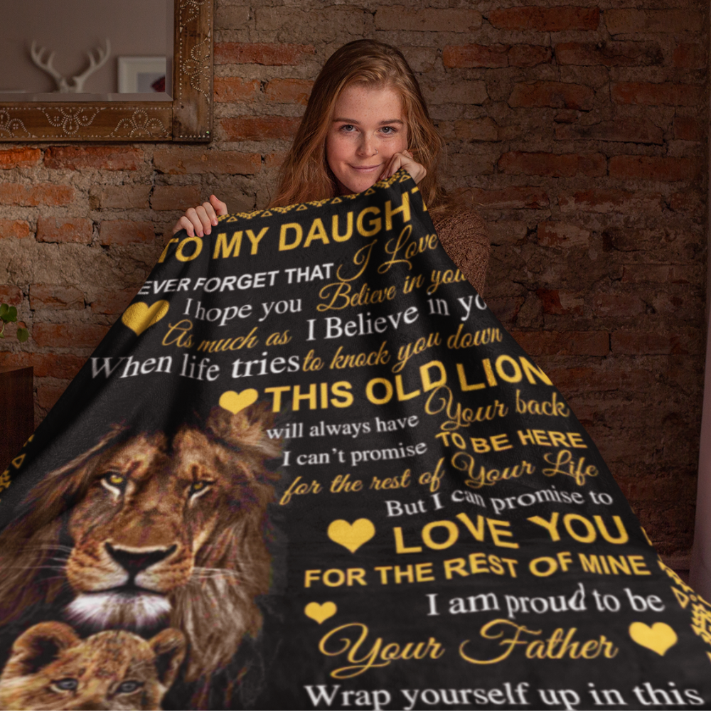 Daughter Gold Lion (Love, Dad)