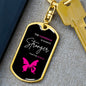 Stronger | Breast Cancer Awareness | Keychain