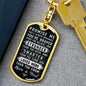Braver, Stronger, Smarter | Dog Tag Keychain (Custom Engraving Optional)
