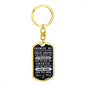 Braver, Stronger, Smarter | Dog Tag Keychain (Custom Engraving Optional)
