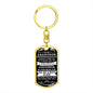To My Grandson | Pages of My Life | Dog Tag Keychain