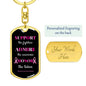 Support Admire Honor | Breast Cancer Awareness | Keychain