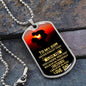 To My Son | Believe in Yourself | Dog Tag with Chain (Custom Engraving Optional)