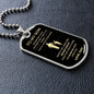 To My Son | Father & Son B&G | Dog Tag & Chain