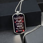 If I Did Anything Right | Dog Tag with Chain (Custom Engraving Optional)