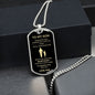 To My Son | Father & Son B&G | Dog Tag & Chain