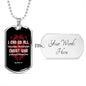 I Can Do All Things | Dog Tag with Chain (Custom Engraving Optional)