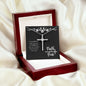 Faith Over Fear | Roses (Blk) | Cross Necklace