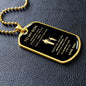 To My Son | Father & Son B&G | Dog Tag & Chain