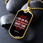 I Can Do All Things | Dog Tag with Chain (Custom Engraving Optional)