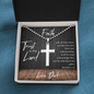 Faith Trust in the Lord From Father to Son Necklace